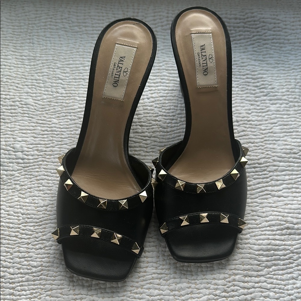 Valentino Black Studded Women's Shoes